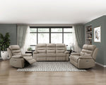 Hancock Power Reclining Sofa LATTE LEATHER