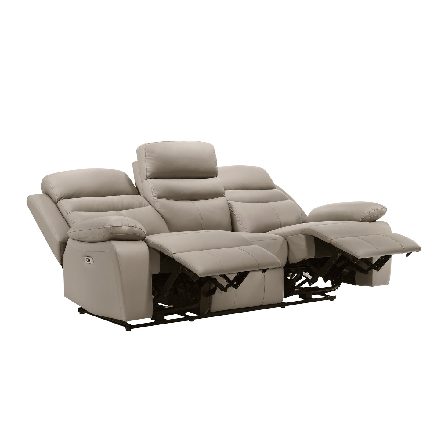 Hancock Power Reclining Sofa LATTE LEATHER