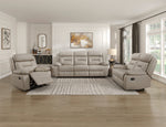 Laconia Reclining Sofa LATTE LEATHER