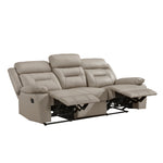 Laconia Reclining Sofa LATTE LEATHER