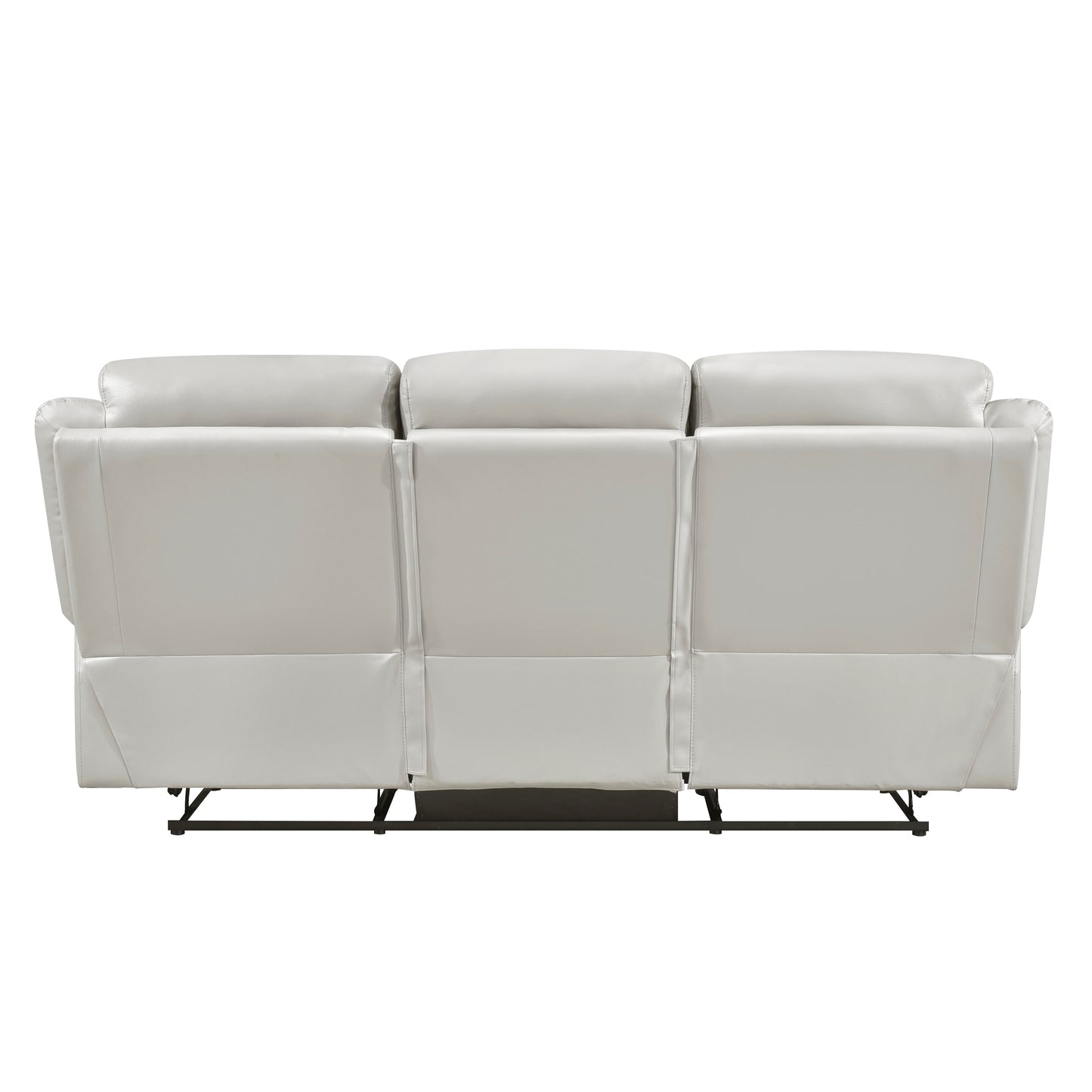 Laconia Reclining Sofa SILVER LEATHER