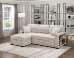 Pompano Sleeper Sectional LEFT OR RIGHT CHAISE BEIGE