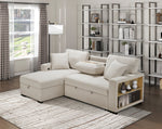 Pompano Sleeper Sectional LEFT OR RIGHT CHAISE BEIGE