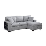 Pompano Sleeper Sectional LEFT OR RIGHT CHAISE BEIGE