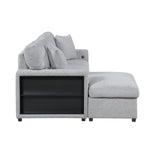 Pompano Sleeper Sectional LEFT OR RIGHT CHAISE GREY