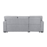 Pompano Sleeper Sectional LEFT OR RIGHT CHAISE GREY