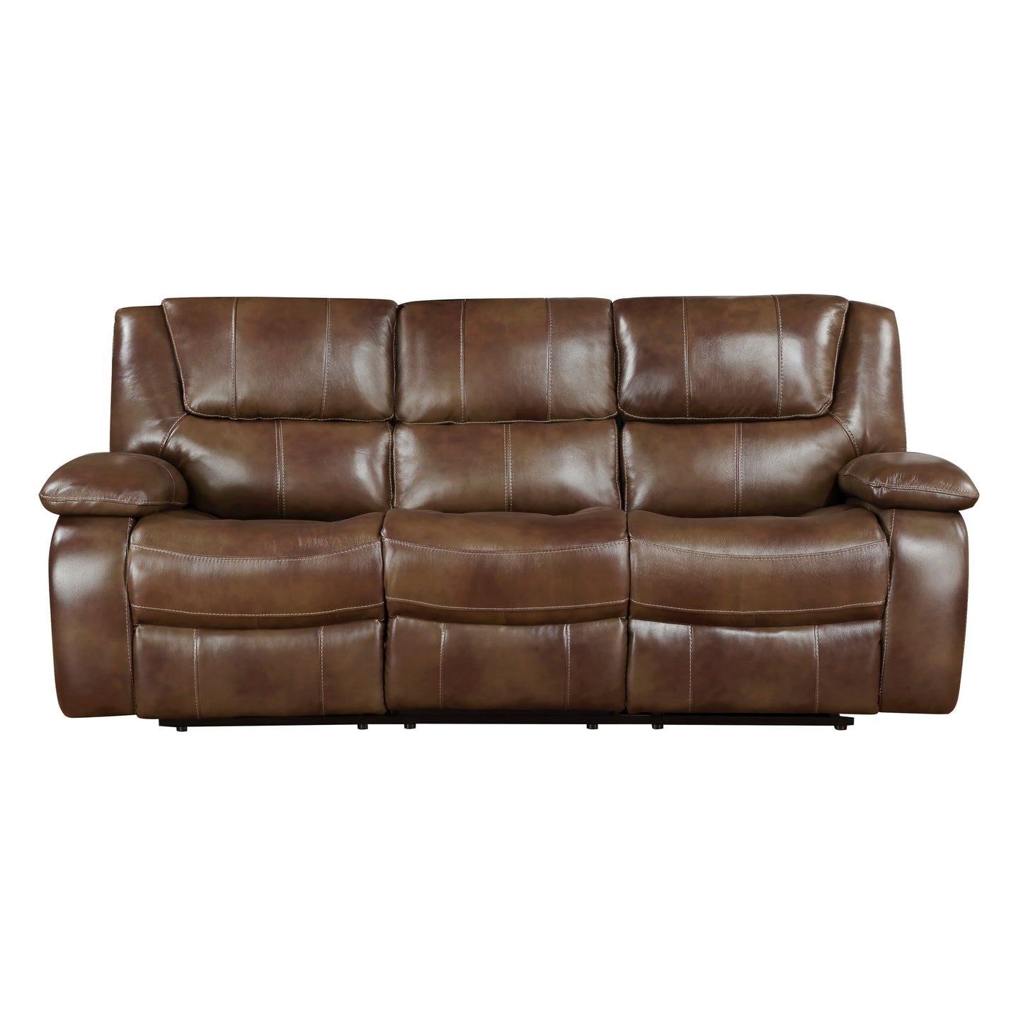 Ellicott Reclining Sofa BROWN LEATHER