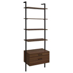 OWENS 3-PIECE 96-INCH WALL MOUNTED BOOKSHELF SET WALNUT