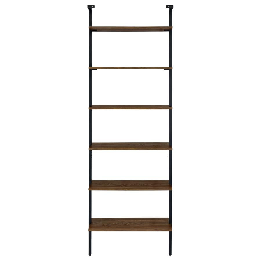 OWENS 3-PIECE 96-INCH WALL MOUNTED BOOKSHELF SET WALNUT