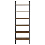 OWENS 3-PIECE 96-INCH WALL MOUNTED BOOKSHELF SET WALNUT