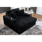 Midnight-Madness Oversized Chaise ONYX