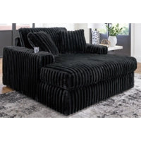 Midnight-Madness Oversized Chaise ONYX