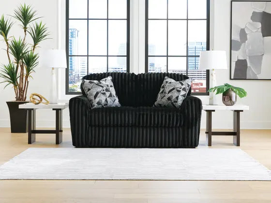Midnight-Madness Loveseat ONYX
