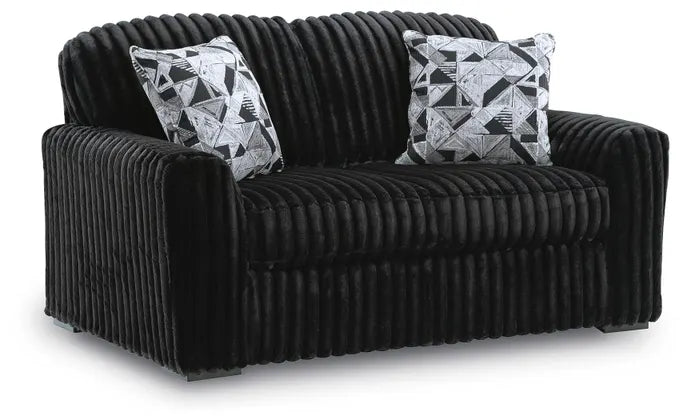 Midnight-Madness Loveseat ONYX