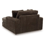 Midnight-Madness Oversized Chaise CHOCOLATE