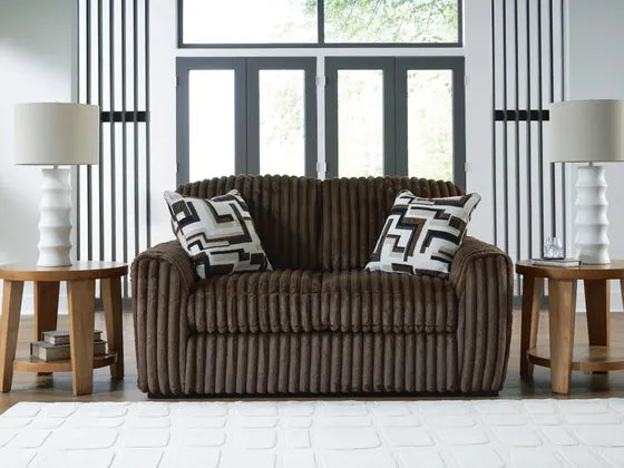 Midnight-Madness Loveseat CHOCOLATE