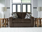 Midnight-Madness Loveseat CHOCOLATE