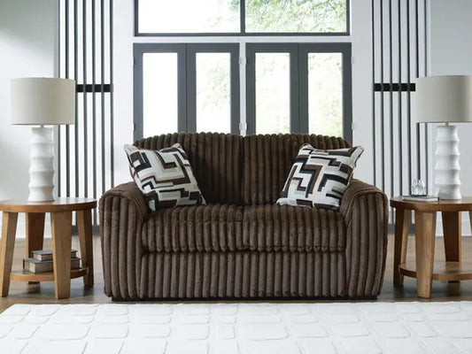 Midnight-Madness Loveseat CHOCOLATE