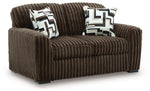 Midnight-Madness Loveseat CHOCOLATE