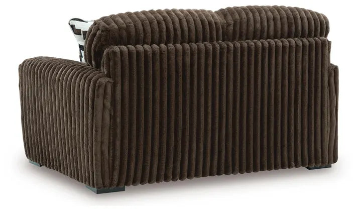 Midnight-Madness Loveseat CHOCOLATE