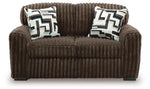 Midnight-Madness Loveseat CHOCOLATE
