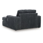 Midnight-Madness Oversized Chaise GUNMETAL