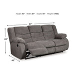 Tulen Reclining Sofa GREY