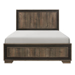 Ellendale Queen Bed RUSTIC MAHOGANY/DARK EBONY