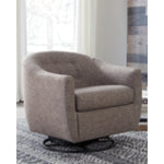 Upshur Swivel Glider Accent Chair TAUPE