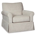 Searcy Swivel Glider Accent Chair QUARTZ