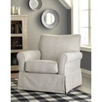 Searcy Swivel Glider Accent Chair QUARTZ