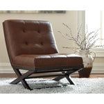 Sidewinder Accent Vinyl Chair BROWN