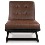Sidewinder Accent Vinyl Chair BROWN