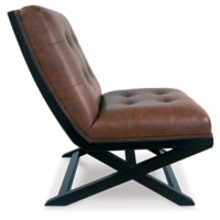Sidewinder Accent Vinyl Chair BROWN