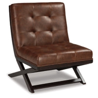 Sidewinder Accent Vinyl Chair BROWN