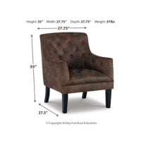 Drakelle Accent Chair MAHOGANY