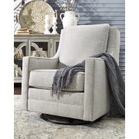 Kambria Swivel Glider Accent Chair FROST