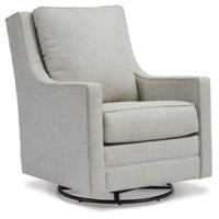 Kambria Swivel Glider Accent Chair FROST