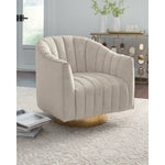 Penzlin Swivel Accent Chair PEARL