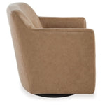 Bradney Swivel Accent Leather Chair TUMBLEWEED
