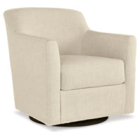 Bradney Swivel Accent Chair LINEN