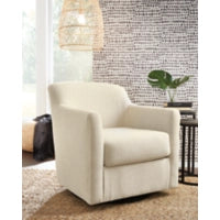 Bradney Swivel Accent Chair LINEN