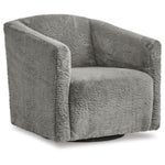 Bramner Swivel Accent Chair CHARCOAL
