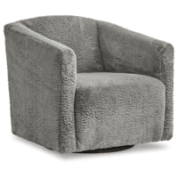 Bramner Swivel Accent Chair CHARCOAL
