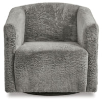 Bramner Swivel Accent Chair CHARCOAL