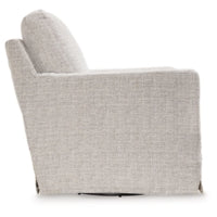 Nenana Next-Gen Nuvella Swivel Glider Accent Chair STONE