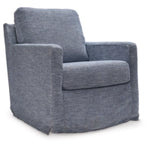 Nenana Next-Gen Nuvella Swivel Glider Accent Chair DENIN