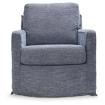 Nenana Next-Gen Nuvella Swivel Glider Accent Chair DENIN