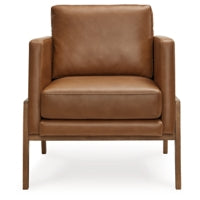 Numund Accent Vinyl Chair CARAMEL