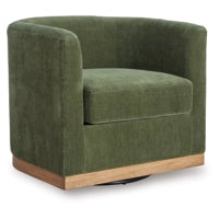 Jersonlow Swivel Accent Chair FORREST GREEN